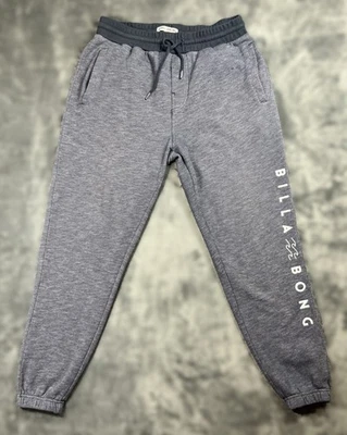 Billabong Y2K Call Out Heavy Joggers Pull-on Elastic Tie Waist Blue Pockets MED - Image 1 of 4