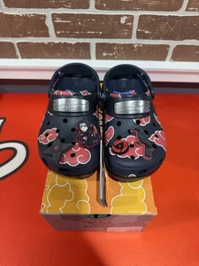 Crocs x Naruto Itachi Classic Clogs Men size 5 Brand New Authentic Fast Ship - Picture 1 of 6