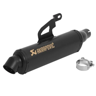 For Triumph Speed 400 Scrambler 400X2023-2025 Slip on Black Muffler Exhaust Pipe - Image 1 of 4
