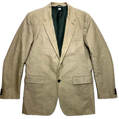 Gap Sport Coat L Tall Tan Blazer Jacket Heavyweight - Image 1 of 4