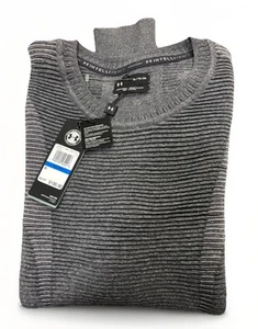 Under Armour Damen UA IntelliKnit Crew Pullover Schwarz/Grau/Lila XL Neu mit Etikett - Bild 1 von 13