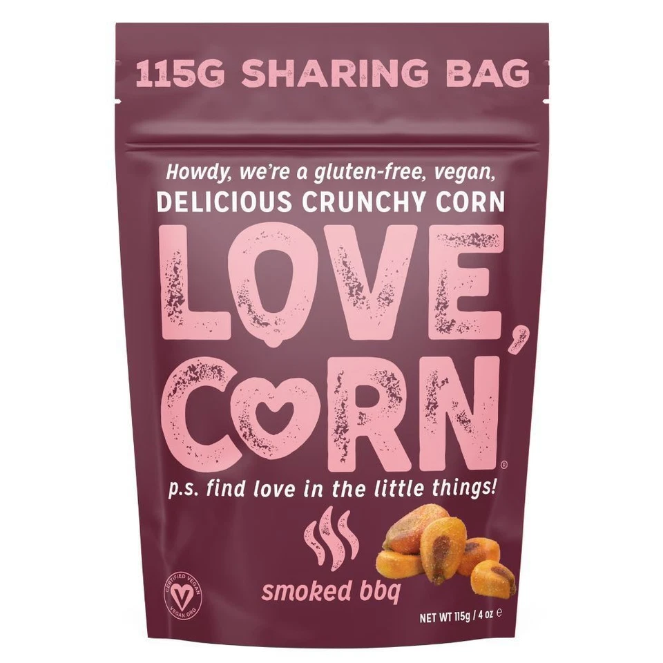 Love Corn BBQ Maissnack 115g - 6er Pack - Bild 1 von 1