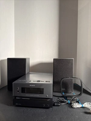 Sony CMT-BX1 CD Radio MP3 Stereo Receiver with Speakers *Tested Sounds Great* - Image 1 of 4