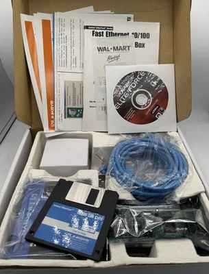 LINKSYS EatherFast Fast Ethernet 10/100 Network In A Box + Star Trek Voyager - Image 1 of 4