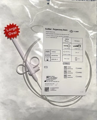 ConMed Polypectomy Snare-Large Oval Hot Snare-Exp 5/17/25-Training Purposes Only