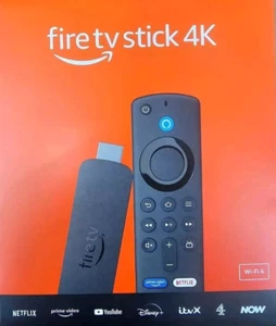 Amazon Fire Stick 4K - Alexa-Sprachfernbedienung - Wi Fi 6 - TV Mediaplayer - Bild 1 von 2