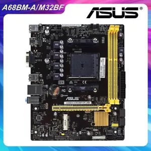 Placa madre Asus A68BM-A/M32BF/DP_MB AMD Socket FM2b DDR3 con Windows 10 probada - Imagen 1 de 6