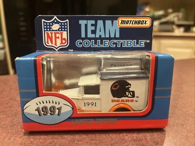 Chicago Bears Matchbox 1991 equipo NFL coleccionable diecast nuevo Foto 1 de 4