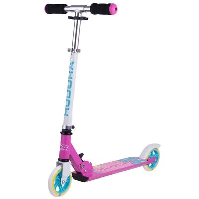 Hudora Kinder Scooter Pink Rosa Roller Mädchen Rutschfest 100kg klappbar robust - Bild 1 von 4