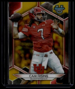 2023 Bowman Best U University #45 Cam Rising Yellow #'d 75/75 - Picture 1 of 2