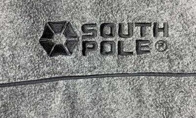 Винтажный Southpole двусторонний полный молнии флис XL мужчин черная куртка Y2K улицы Gorpcore - Изображение 1 из 4