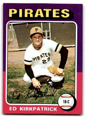 1975 Topps Mini (C) Ed Kirkpatrick Pittsburgh Pirates #171 - Image 1 of 2