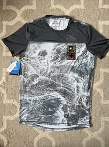 Realtree Fishing Short Sleeve Gray Mens Shirt Medium New - Picture 1 of 2