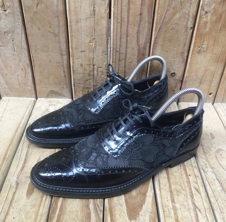 Dolce & Gabbana черной кожи / ткани женщин повседневные туфли EUR 37 C Великобритании 4 - Изображение 1 из 4