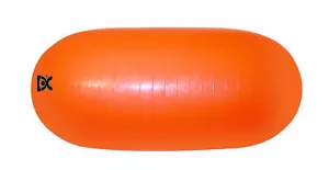 CanDo Inflatable Exercise Straight Roll - Orange - 20" Dia x 43" L (50 cm Dia x - Picture 1 of 2