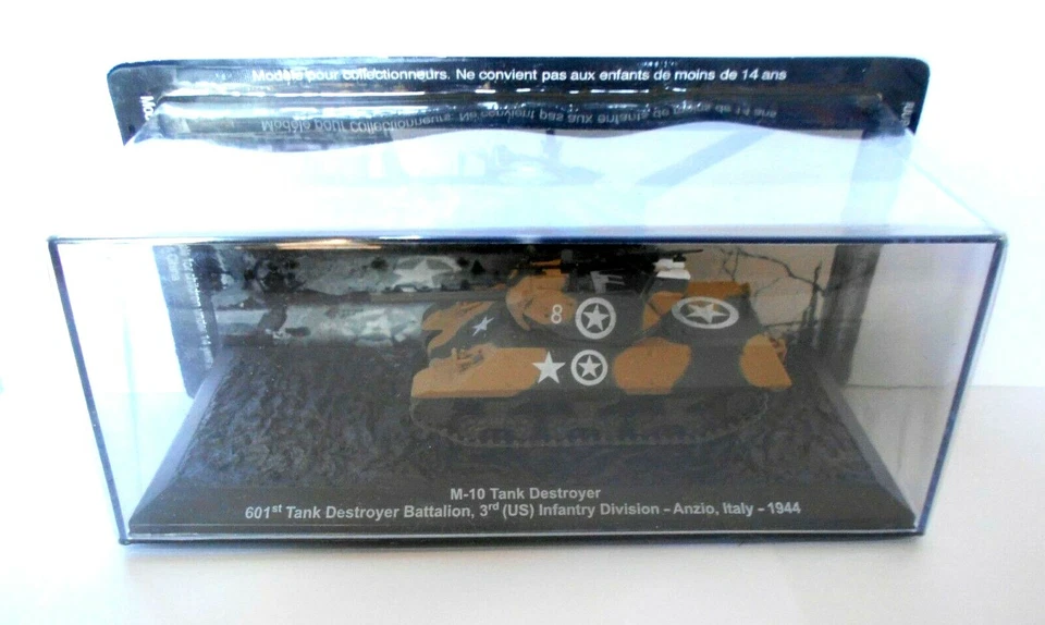 DIE CAST M10 TANK DESTROYER  INFANTRY DIVISION ANZIO ITALY 1944 1/72 teca rotta - Immagine 1 di 1