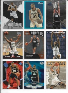ENORME LOTE DIFERENTE DE 80 TARJETAS TIM DUNCAN 95 a ESPUELAS con RC - Imagen 1 de 2