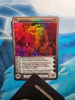 Topar Ultra Rare Danian 1st Edition Chaotic TCG English Card NM - Image 1 of 4