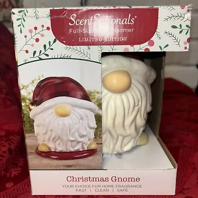 ScentSationals 全尺寸蜡加热器圣诞圣诞老人侏儒 ~ 限量版 ~ 全新带盒 — 第 1/4 张图片