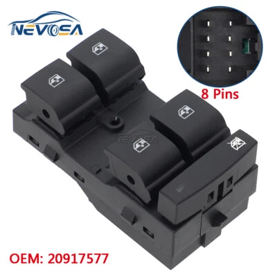 Interruptor de control maestro de ventana eléctrica para Chevrolet Cruze Malibu Orlando 20917577 Foto 1 de 4