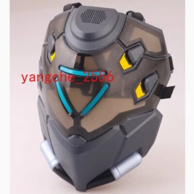 Overwatch OW Ana Cosplay Accesorios FRP Luz LED Máscara Cos Casco Halloween Regalo 1 pieza Foto 1 de 4