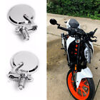 Chrome 7/8" Handle Bar End Rearview Side Mirrors For Exc 125 390 500 Smc-R 690