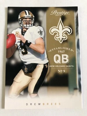 2012 Panini Prestige Drew Brees #114 Saints - Image 1 of 2