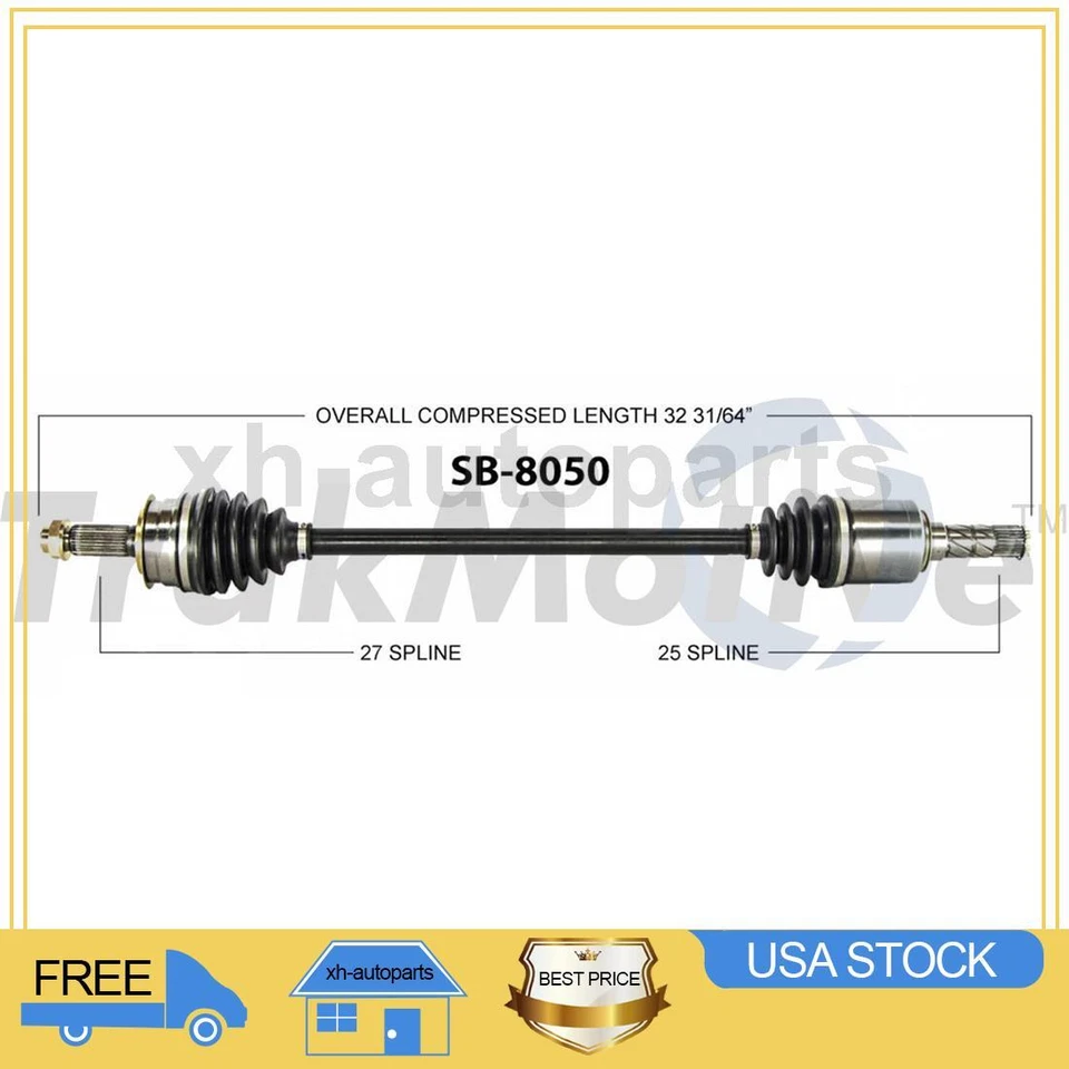 Se adapta a Subaru B9 Tribeca 2006~2007 1X eje delantero izquierdo TrakMotive CV Foto 1 de 1