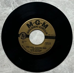 Hank Williams - Lone Gone Lonesome Blues - 1962 - MGM Golden Circle - 45 Record - Imagen 1 de 2