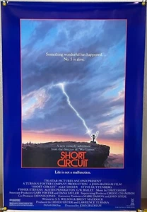 PÓSTER DE PELÍCULA ORIGINAL CORTOCIRCUITO ENROLLADO UNA HOJA ALLY SHEEDY (1986) - Imagen 1 de 1