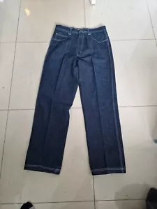Vintage Y2K Risk Jeans Co Baggy Denim Jeans Size 36x34 - Picture 1 of 7
