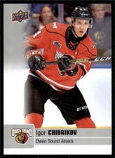 2019-20 UD CHL Base Set #164 Igor Chibrikov - Owen Sound Attack