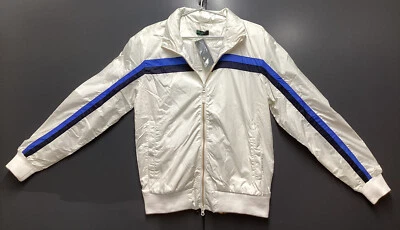 Chaqueta Vintage Años 90 United Colors of Benetton Blanca Talla Pequeña con Etiqueta Foto 1 de 4