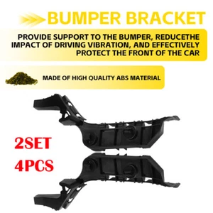 4PCS Left+Right Bumper Fender Support Bracket For Honda Accord Acura TSX 2004-08 - Picture 1 of 20