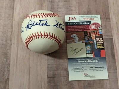 JSA Julia Ruth Stevens Signed Official Baseball COA Babe's Daughter - Image 1 of 4