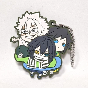 Obanai Giyu Sanemi Demon Slayer Keychain Japanese Gashapon Gadget - Picture 1 of 2