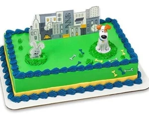 Secret Life Of Pets Max & Snowball DecoPac 7947 Cumpleaños Fiesta Pastel Topper  - Imagen 1 de 4