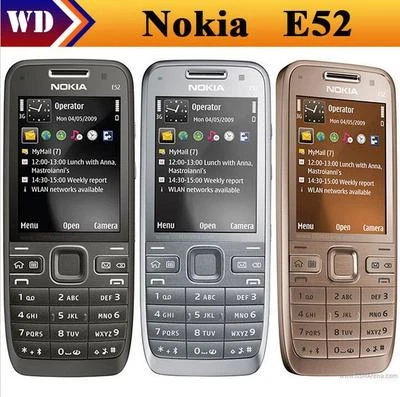 Original Mobile Nokia E52 Unlocked 3G Camera 3.2mp Bluetooth Wifi Gps Cell Phone - Image 1 of 4