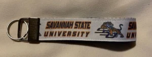 Handcrafted NCAA Savannah State University Tigers Key Chain Wristlet HBCU - Picture 1 of 1