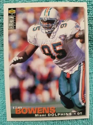 1995 UPPER DECK COLLECTOR'S CHOICE TIM BOWENS #249 MIAMI DOLPHINS - Image 1 of 4