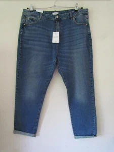 M&Co Blue Boyfriend Jeans Size 18 Womens NEW blue denim rrp £36 - Picture 1 of 5