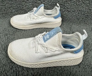 Adidas Pharrell Williams Hu Sneaker Tennis Shoes White Toddler 9.5 9 1/2 BB6830 - Picture 1 of 14