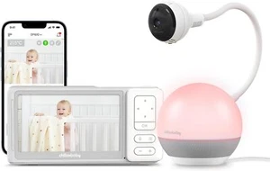 Baby Monitor Baby Mood Plus 5-inch 1080p HD Camera Wi-Fi Sleep Trainer 360°View - Picture 1 of 10