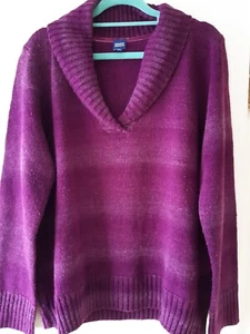 Pullover Gr.44 ( XL) CECIL, violett-rötlich, - Bild 1 von 13