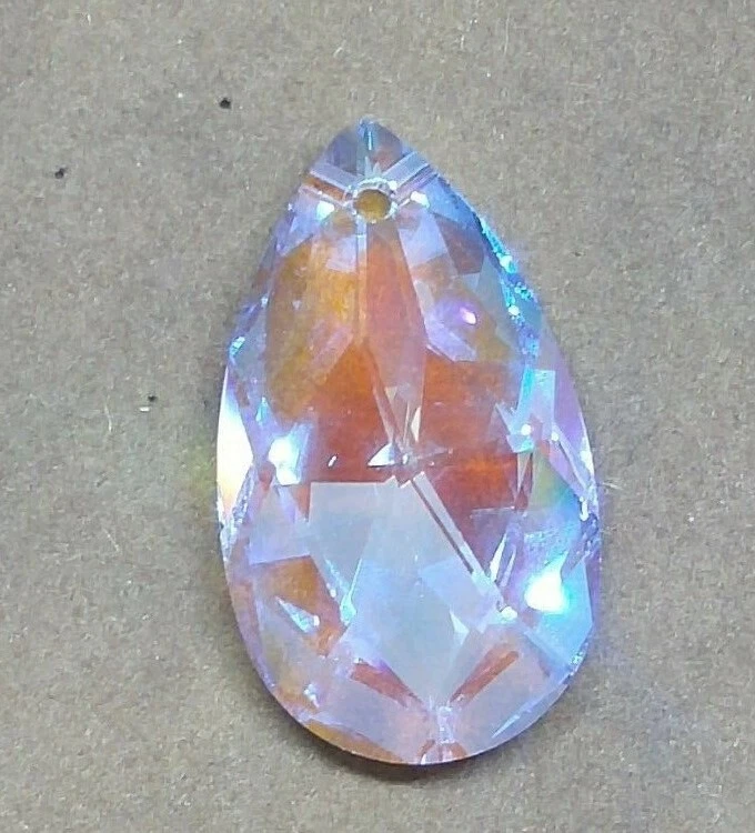Colgante/atrapapasol/prisma cristal Swarovski azul AB 28mm pera 8721 Foto 1 de 1