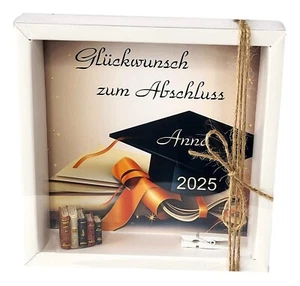 Geldgeschenk Verpackung Abitur Schulabschluss Bachelor bestandene Prüfung Gutsch - Bild 1 von 3