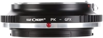 K&F Concept Lens Mount Adapter for Pentax K PK Lens to Fujifilm G GFX Camera - Image 1 of 4