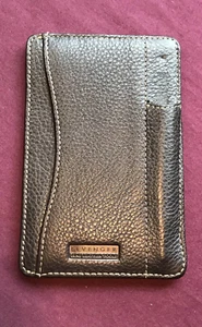 Cartera de cuero vintage Levenger Bomber Jacket - Imagen 1 de 3