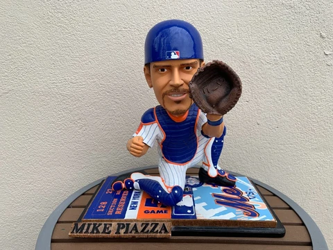 MIKE PIAZZA New York Mets Bobblehead 2006 13" Ticketbase Limited Edition #9/100 Cover