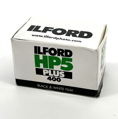 Ilford HP5 Plus 400 36 Exp. Película de 35 mm con impresión en blanco y negro 5/27 Foto 1 de 3
